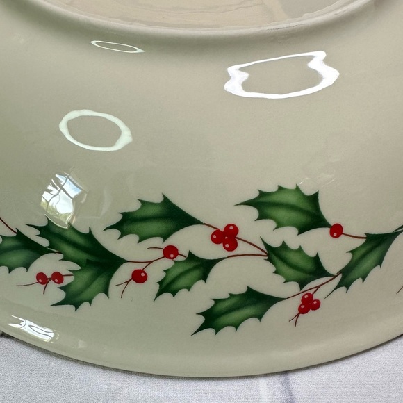 Lenox Winter Greetings Have Yourself A Merry Little Christmas Bowl Ivory 11.1” - Picture 7 of 13